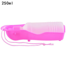 Load image into Gallery viewer, New 1PC Pet Dog Water Bottle 250ml Foldable Portable Drinking Bottle Travelling Outdoor Drinking Feeder Bowl