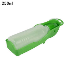 Load image into Gallery viewer, New 1PC Pet Dog Water Bottle 250ml Foldable Portable Drinking Bottle Travelling Outdoor Drinking Feeder Bowl